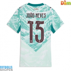 Billiga Portugal Joao Neves #15 Bortatröja Dam VM 2026 Kortärmad